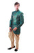 Green with Gold Indian Wedding Indo-Western Sherwani for Men