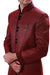 Burgundy Indian Wedding Indo-Western Sherwani for Men