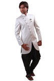 White Indian Wedding Indo-Western Sherwani for Men