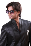 Black Indian Wedding Indo-Western Sherwani for Men