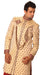 Royal Indian Wedding Golden Sherwani For Men