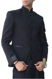 Majestic Black Traditional Indian Jodhpuri Suit Sherwani For Men