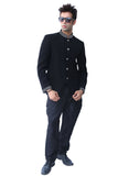 Stylish Royal Black Traditional Indian Jodhpuri Suit Sherwani For Men