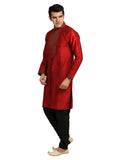 Ritzy Red Kurta Set for Men