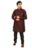 Stylish Maroon Silk Kurta for Men