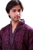 Violet Kurta Pajama Sherwani - Indian Ethnic Wear for Men