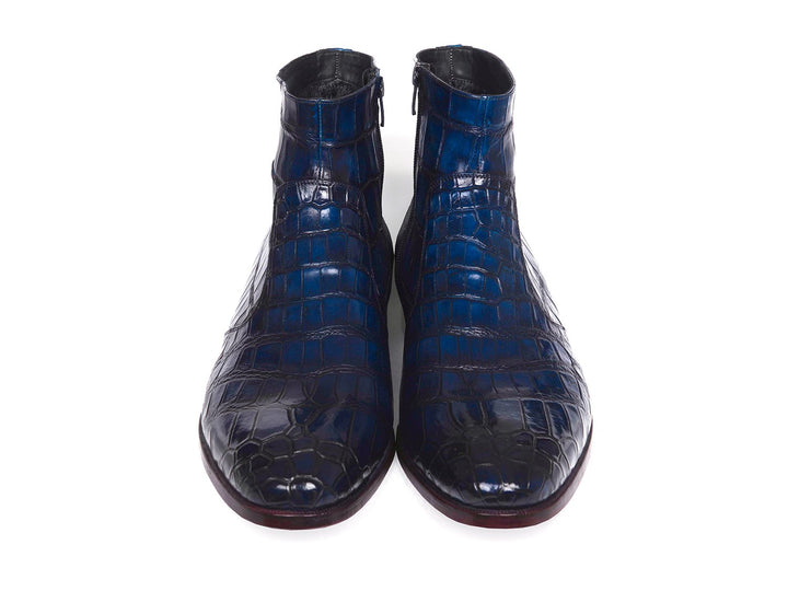 Paul Parkman Camouflage Hand-Painted Wholecut Oxfords Brown Shoes (ID#CM37BRW) Size 8-8.5 D(M) US