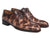 Paul Parkman Camouflage Hand-Painted Wholecut Oxfords Brown Shoes (ID#CM37BRW)