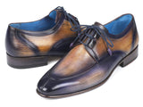Paul Parkman Ghillie Lacing Camel & Purple Dress Shoes (ID#GU566PRP) Size 12-12.5 D(M) US