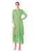 Mint Green Hand Embroidered Cowl Tunic Dress