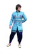 Blue Brocade Silk Indian Wedding Indo-Western Sherwani For Men