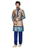 Brown Jacquard & Ghicha Silk Indian Wedding Indo-Western Sherwani For Men