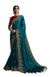 Queen Look Rama Blue Designer Indian Pre-Pleated Traditional Embroidered Silk Sari -KDI-8318
