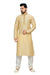 Saris and Things Yellow Art Silk Readymade Ethnic Indian Kurta Pajama for Men