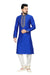 Saris and Things Blue Ghicha Silk Readymade Ethnic Indian Kurta Pajama for Men