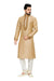 Saris and Things Beige Ghicha Silk Readymade Ethnic Indian Kurta Pajama for Men