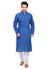 Saris and Things Blue Cotton Readymade Ethnic Indian Kurta Pajama for Men