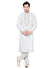 Saris and Things White Linen Readymade Ethnic Indian Kurta Pajama for Men