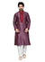 Saris and Things Maroon Ghicha Silk Readymade Ethnic Indian Kurta Pajama for Men
