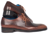 Paul Parkman Men's Camel & Brown Wholecut Oxfords Shoes (ID#KR254CML) Size 6.5-7 D(M) US