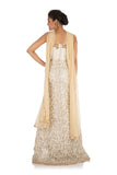 Snow White Hand Embroidered Lehenga Set