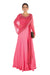 Hand Embroidered Sweet Pink Gown With Attahed Dupatta