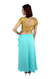 Sari Petticoat- Light Blue
