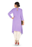 Resham Embroidered Pretty Purple Suit Set