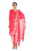 Overlaping Sweet Pink Suit Set With Dhoti Pants