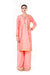 Hand Embroidered Peach Gota Work Palazzo Suit Set