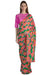 Masaba Pink Savannah Print Sari & Two Tone Pink Blouse Piece