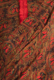 Masaba Ethnic Indian Red A Royal Affair Sari With Blouse Piece  - MAW19418