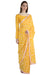 Masaba Yellow Gulshan Print Yellow Sari With Blouse Piece