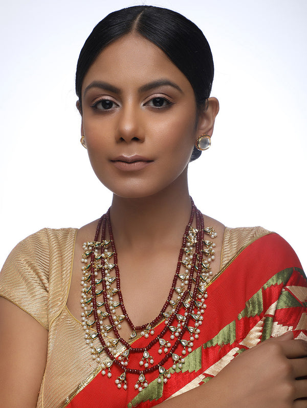 Kundan Neckpiece With Studs - MRR100