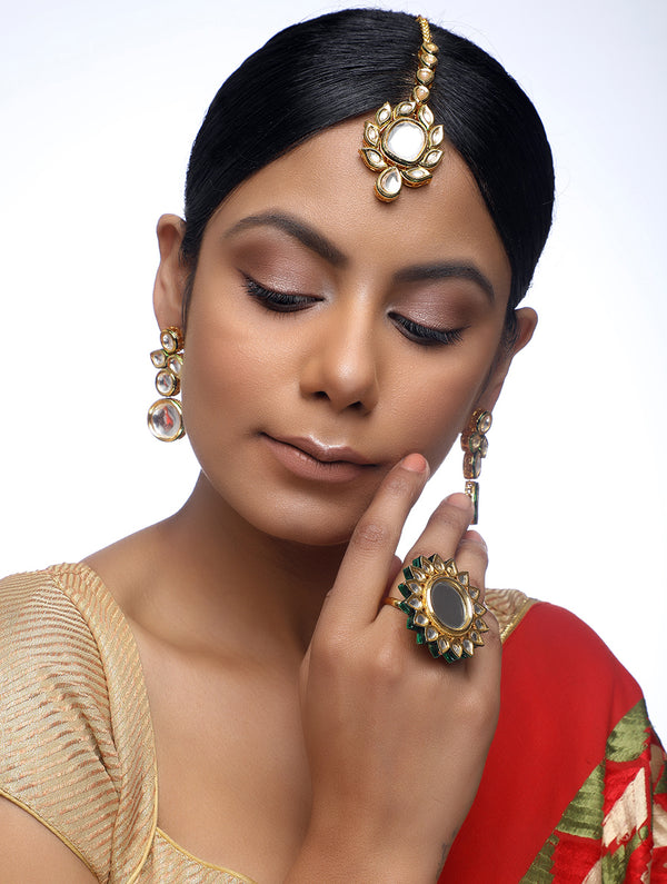 Teeka Earrings & Ring Set - MRR160