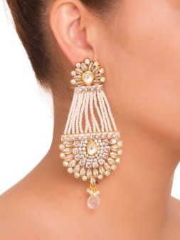 Pearl Chandelier Earrings - MRR217