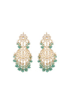 Kundan Waterfall Stone Earrings - MRR265