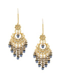 Kundan Waterfall Stone Earrings - MRR271