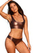 Ujena Easee Fit Action Bronze Cheeky Bikini Top Only