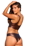 Ujena Easee Fit Action Bronze Cheeky Bikini Bottom Only - Bottom Only: Medium