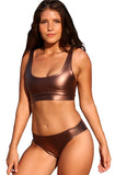 Ujena Easee Fit Action Bronze Cheeky Bikini Bottom Only - Bottom Only: 1X