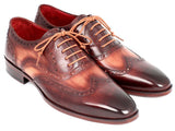 Paul Parkman Men's Two Tone Wingtip Oxfords Shoes (ID#PP22TX54) Size 9.5-10 D(M) US