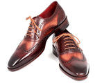 Paul Parkman Men's Two Tone Wingtip Oxfords Shoes (ID#PP22TX54) Size 7.5 D(M) US