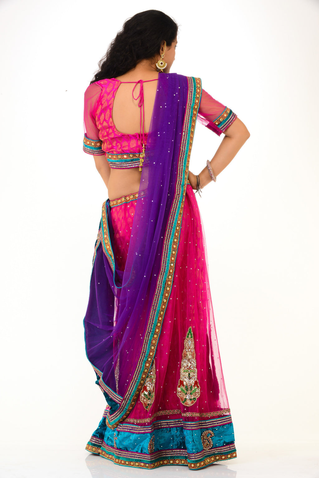 Rich Pink Mauve Lehenga Choli