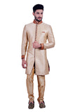 Daffodil Gold Indian Wedding Indo-Western Sherwani for Men