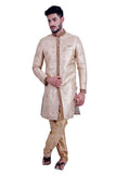 Flaxen Indian Wedding Indo-Western Sherwani for Men