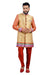 Designer Short Multicolored Indian Wedding Indo-Western Sherwani for Men