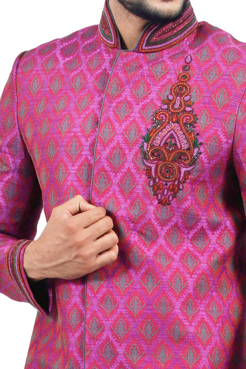 Trendy Indian Wedding Indo-Western Sherwani for Men