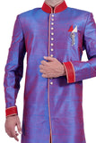 Blueberry Indian Wedding Indo-Western Sherwani for Men