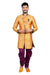 Burnt Orange Indian Wedding Indo-Western Sherwani for Men